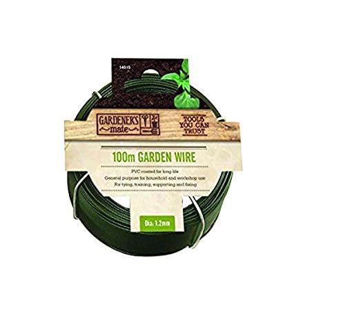 Gardener's Mate 14010 Garden Wire - General Purpose, Green, 4 x 10 x 10 cm