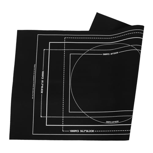 WHAMVOX 1500-piece Puzzle Storage Mat Large Felt Pad Roll-up Design Non-Slip Puzzle Board Frame for Kids and Adults