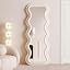 Ivory Rectangule Wavy