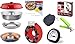 9-teiliges Spar-Set Camping Backofen |Backofen + Aufbackgitter + Silikonform + Tasche + Kochbuch + Thermometer + Sun and Ice Haltegriff passend zum Omnia Backofen
