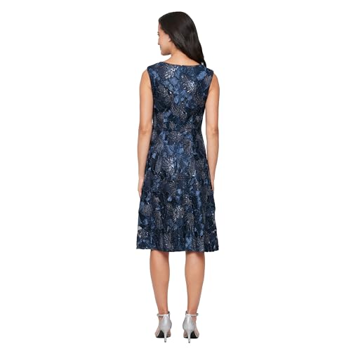 Image of S.L. Fashions Women's Short Knee Length Mother of The Bride, Cocktail, Wedding Guest, Soutache Party Dress