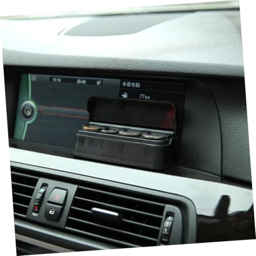 Organizador de Monedas para Auto OUNONA 2 Piezas Negro miniatura 3