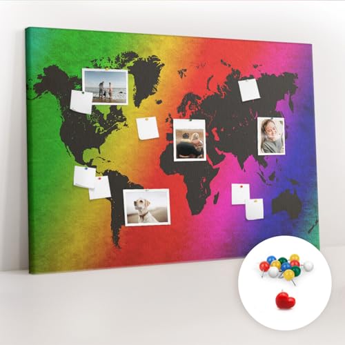 Tableau en liège mural 140x100 pour ranger ses notes et vider son bureau