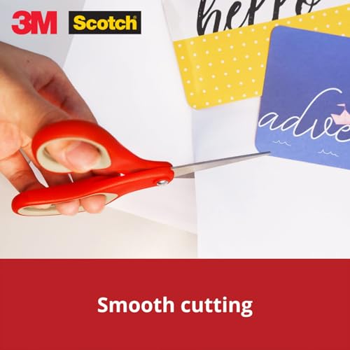 Image of 3M Scotch Combo Pack - Transparent Packing Tape (24mm, 3-Inch Core) + Multi-Purpose Scissors (6 inch) + Double-Sided Foam Tape (2.4cm x Ideal for Packaging, Crafting & Office Use
