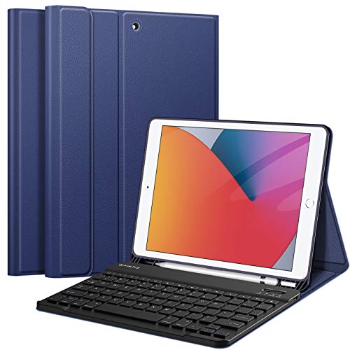 Limited Discount Fintie Keyboard Case for iPad 9th / 8th / 7th Generation (2021/2020/2019) 10.2 Inch, Soft TPU Back Stand Cover with Pencil Holder, Magnetically Detachable Wireless Bluetooth Keyboard, Navy Limited Discount Fintie Keyboard Case for iPad 9th / 8th / 7th Generation (2021/2020/2019) 10.2 Inch, Soft TPU Back Stand Cover with Pencil Holder, Magnetically Detachable Wireless Bluetooth Keyboard, Navy