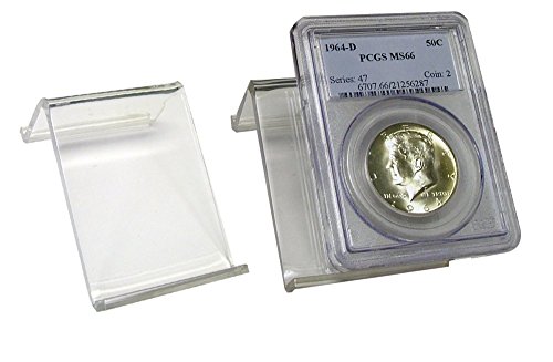 Soporte acrílico transparente para monedas, lote 5 miniatura 1