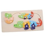 Jouets d'apprentissage préscolaire: ce puzzle en bois sera non seulement une activité amusante pour vos enfants, mais aussi un bon pour apprendre la reconnaissance, un puzzle en bloc pour les tout-petits