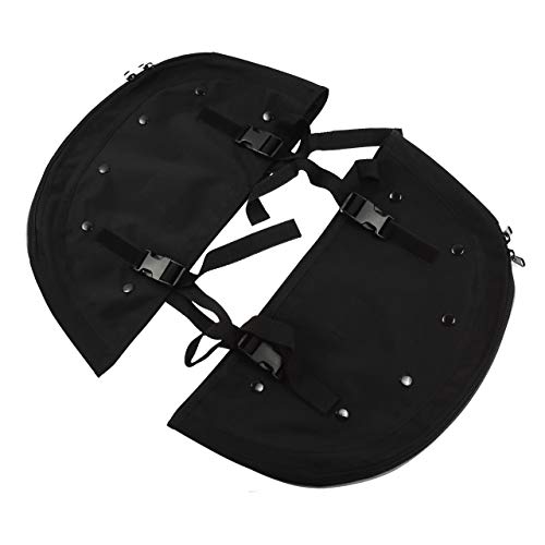 Calentadores de piernas Soft Lowers tipo fundas para Harley Softail Slim Fat Boy FL 1965-2017 miniatura 3