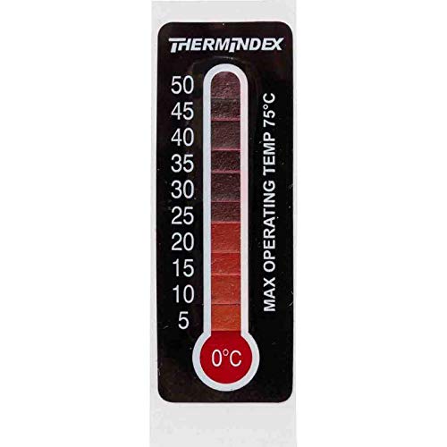 Thermindex Reversible Temperature Indicating Label Strips, 11 level, 0