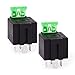 Produktbild Ehdis 2 Stück Fused Relais 12V 30A 4 Pin Car Relais Automotive Sicherung Montagesockel Sockel SPST Metall Normally Open Auto Motor Automobil