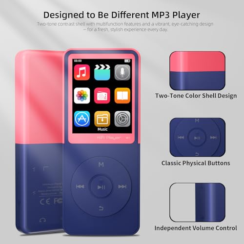 image for CONODO MP3 Player with Bluetooth,Portable Music Player,Bluetooth MP3 M