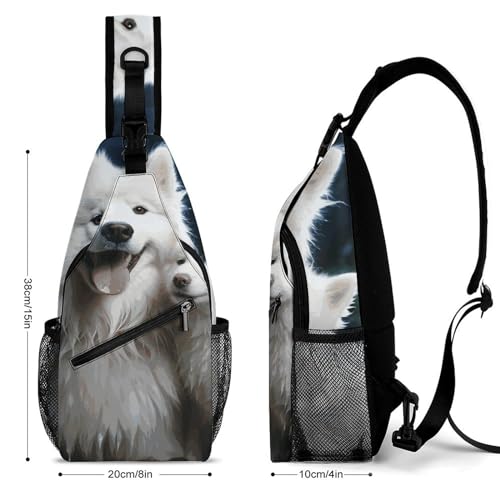 Bolso bandolera deportivo casual para viaje y hiking miniatura 2