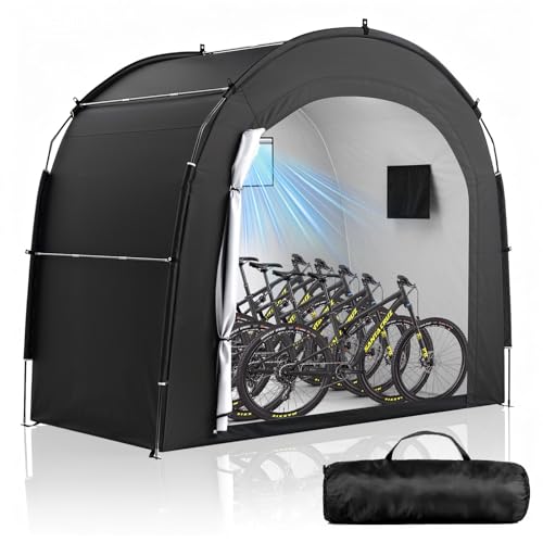 Housolution Fahrradlagerzelt für 5 Fahrräder,...