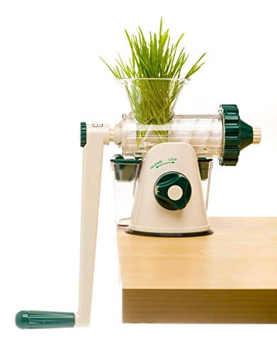 Comparison: Best Juicers For Leafy Greens 2 ORIGINAL Healthy Juicer - Wheatgrass & Leafy Green Manual Juicer | Easy-to-Clean Cold Press Juicer | Original Since 2004 - Masticating Technology