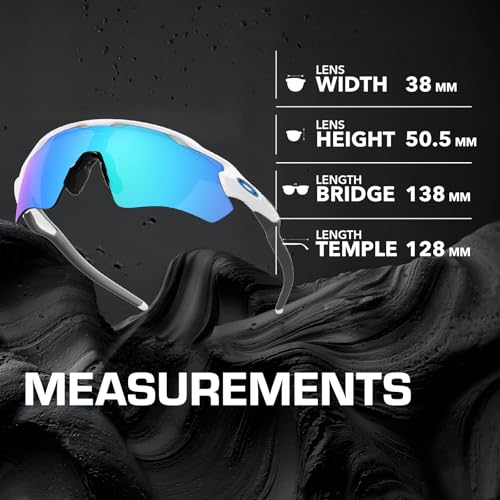 Image of Oakley RADAR EV PATH TEAM COLORS OO9208 Shield Shape Sunglasses With Official Eyewear Kit