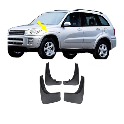 �ƌ݊��������� �g���^ RAV4 RAV 4 XA20 2001 2002 2003 2004 2005 �Ή� �}�b�h�t���b�v �t�F���_�[ �X�v���b�V���K�[�h �t�����g ���A�z�C�[�� 4�� �J�[�A�N�Z�T���[(Wheel eyebrow)