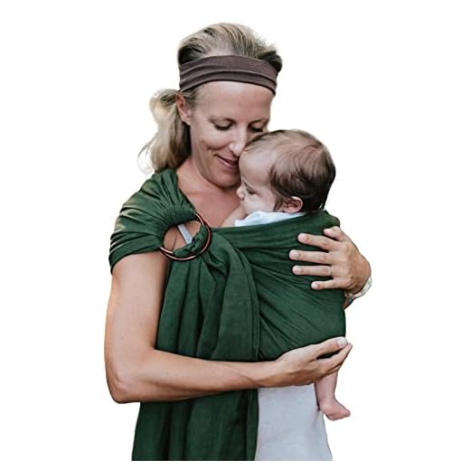 Nalakai Luxury Ring Sling Baby Carrier, Soft Linen Blend Baby Sling, Baby Wrap, Wear Your Little One Close to Your Heart, Comfort, Style