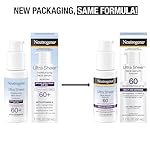 Neutrogena Ultra Sheer Moisturizing Face Serum with Vitamin E & SPF 60, All Day Facial Sunscreen Serum with Broad Spectrum UVA/UVB Protection, Fragrance-Free, Oxybenzone-Free, 1.7 Fl Oz - Image 2