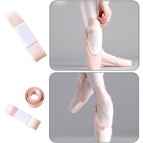 2m Ballet Pointe Shoes Stretch Ribbon Ballet Toe Reinforced Elastic Bands Satins Invisible Straps for Pointe Shoe2