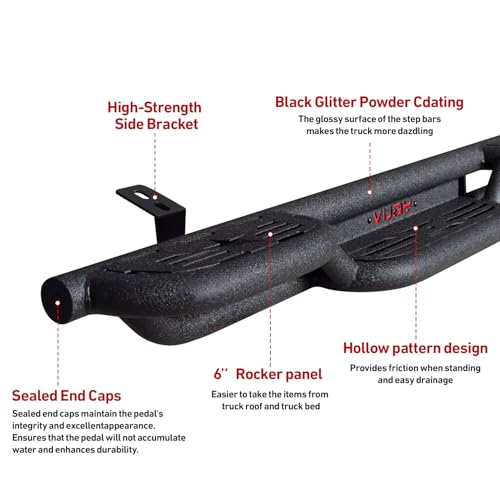 Barras laterales corredizas para Toyota Tundra Crewmax miniatura 4