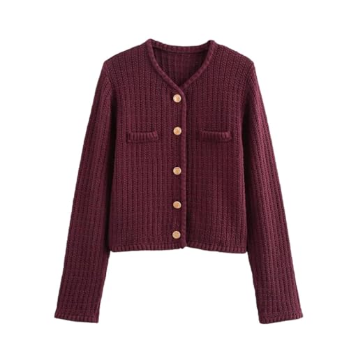 Gilet tricot col en V femme ample pour rester au chaud avec élégance