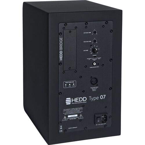 Amazon.com: HEDD Type 07 MK2 2-Way Powered Studio Monitor - Black