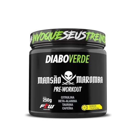DIABO VERDE PRE-WORKOUT MANSAO MAROMBA 250 G - FTW (TROPICAL)