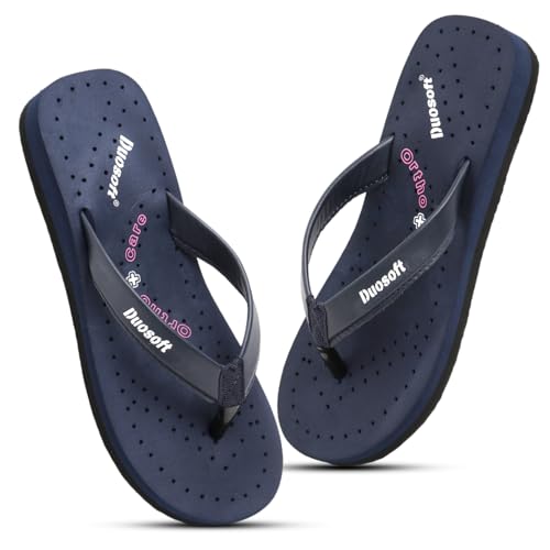 Image of Duosoft Flip Flop for Women | Soft Comfortable | Breathable | Fashionable | Stylish | Trendy | Super Soft | Lightweight | Anti-Slip Sole | Indoor & Outdoor |DW-31-Brown