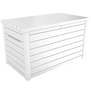 Keter XXL 230 Gallon Deck Storage Box Outdoor Patio Container ~ White Keter XXL 230 Gallon Deck Storage Box Outdoor Patio Container White