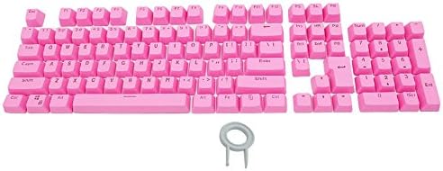 Bossi 104 Keys PBT Doubleshot Injection Keycaps Backlighting Mechanical Keycaps for All Mechanical Switch Keyboard - Pink