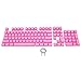 Bossi 104 Keys PBT Doubleshot Injection Keycaps Backlighting Mechanical Keycaps for All Mechanical Switch Keyboard - Pink