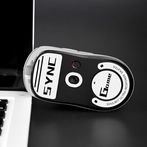 Image of SOULWIT Glass Mouse Skates for Logitech G PRO X Superlight (Gen 1.0) Wireless Gaming Mouse (Do Not Fit GPro X Superlight 2 /2C /2DEX /2SE) - White