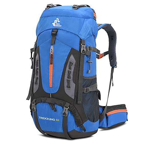 Ruru Monkey 60L Hiking Backpack With Rain Cover Lightweight Travel Camping Daypack Backpack #TOP22