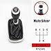 NZGZJYN 6 Speed Gear Shift Knob Shift Knob Boot Gaitor Fit for VW Golf GTI Jetta Bora MK4 1999-2005 (5-Speed)