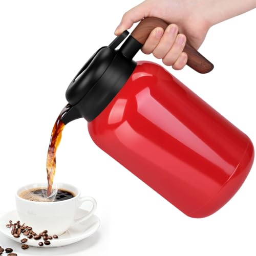 Yummy Sam 68oz Red Thermal Coffee Carafe
