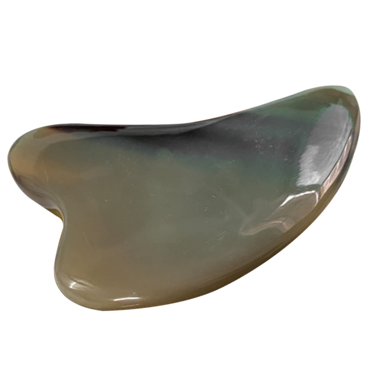 FOMIYES 4 Piezas Tablero De Raspado Triangular Guasha Suministros Herramientas Del Hogar Masajeador De Cuerpo Músculo Piedra Rostro La Cara Viajar Cuernos Herramienta Auxiliar