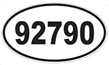 US Decal, Inc. Number 92790 Oval Sticker