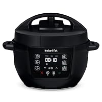Instant Pot Multikocher, 3.8L 7-in-1 Smart Cooker - Schnellkochtopf, Schongarer, Reiskocher, Sautierpfanne, Joghurtbereiter, Dampfgarer und Speisewärmer - Schwartz – Ansicht 1
