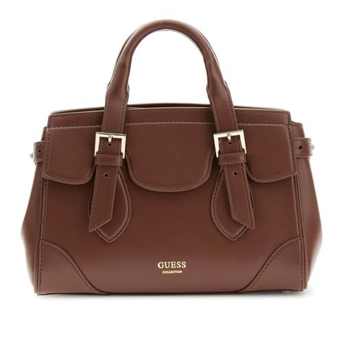 Sac à main en cuir GUESS Sofia Small, la maroquinerie raffinée marron foncé