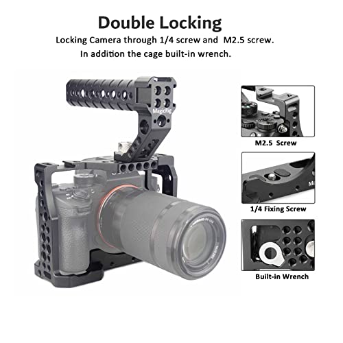 Image of A7iii /A7riii /A7m3 /A7R Mark III /ILCE-7RM3 Camera Cage Rig