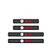 YGTY Seuil Voiture 4pcs Voiture Porte en Fibre De Carbone Seuil Scuff Autocollants Plaque pour Suzuki Swift SX4 Jimny Ignis Alto Samurai Baleno Grand-Car Styling (Color : Noir)