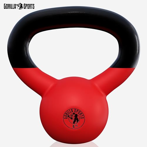 GORILLA SPORTS® Kettlebell - Poids de 2 à 32 kg,...
