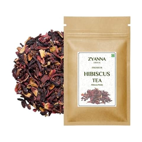 ZYANNA® Hibiscus Tea - Natural Hibiscus Flower Petals Caffeine-Free Cover