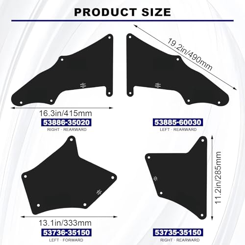 Guardabarros para Toyota 4Runner y Prado, protector de motor contra salpicaduras 3