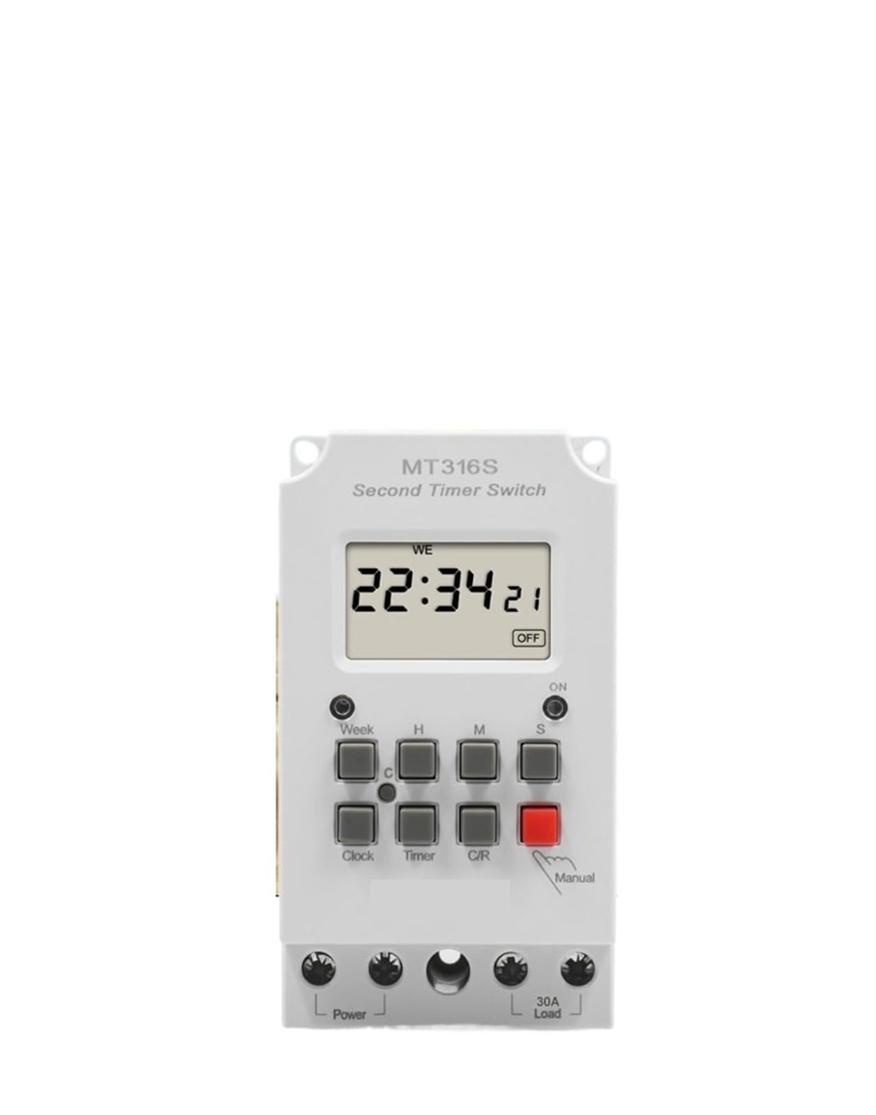 Pknaqwlsx 30A 110V Mt316s Series Daily Weekly Programmable Digital Time Switch Automatic Micro Timer Control Electronics 25A/30A 110V/220V