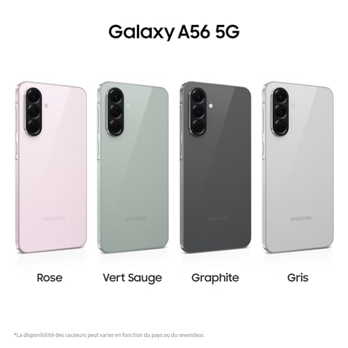 Samsung Galaxy A56 5G Smartphone Android Chargeur Secteur Rapide Inclus Smartphone déverrouillé Version FR - vue 2