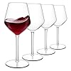 MICHLEY Unzerbrechliche Weingläser, 100% Tritan-Kunststoff bruchsicher Weinbecher, BPA-frei, Spülmaschinenfest 550ml, 4er Set