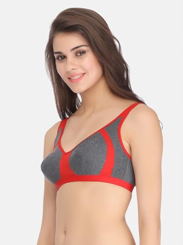 Image of Clovia Women's Cotton Rich Solid Non-Padded Full Cup Wire Free T-Shirt Bra
