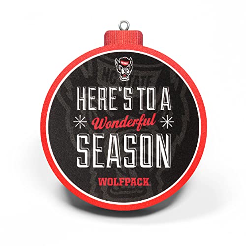 YouTheFan-NCAA-NC-State-Wolfpack-3D-Logo-Series-Ornaments