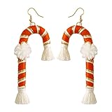 【Aplicaciones amplias】: los pendientes navideños para mujer son adecuados para cosplay de bolas navideñas, fiestas de disfraces, con maquillaje y peinado más perfectos.